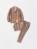 Vintage《Western Costume Co.》Plaid Patterned Three-piece Suit