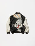 Vintage《AMERICAN CHARACTERS》“Bugs Bunny” ALL Silk Bomber Jacket
