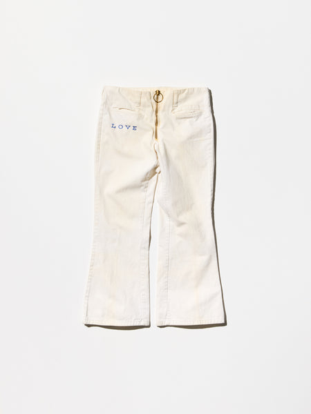 Vintage 70s “LOVE” Low Rise Flare Pants