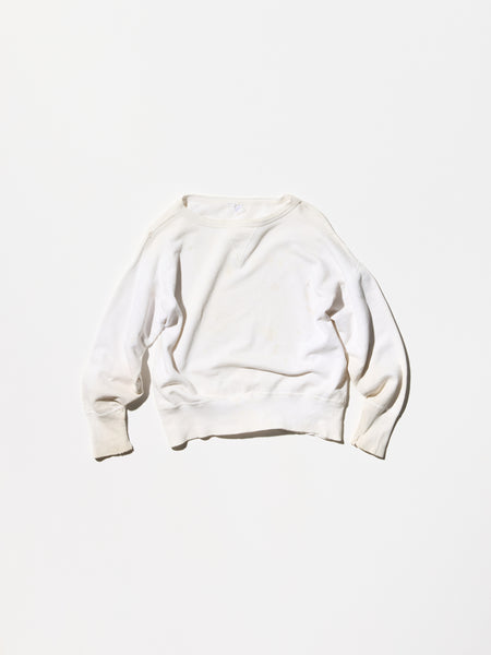 Vintage 50s《Penney's》Light Boro White Sweat Shirt