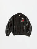 Vintage 1980s《Chalk Line》“MICKEY MOUSE” Black×Black Award Jacket