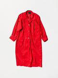 Vintage《Vision》Red Nylon Balmacaan coat