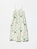 《Midorikawa》SLIP DRESS with A Lace Brooch Pin