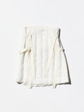 Archive《nu》Belted White Skirt