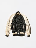 Vintage 1950s《EMPIRE 》Black×White Satin Award Jacket
