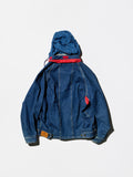 Vintage《claiborne》Denim Anorak Hoodie