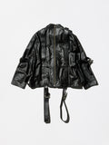 Vintage Leather Strait Jacket