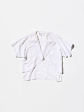 Vintage《semplice sport》White Linen Shirt with Sharp, Edgy Tailoring