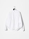 Vintage《OZONE PROTECTIVE LAYERS》So Into the Dramatic Volume and Gathered Details On this White Stand-collar Shirt
