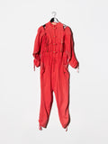 Vintage《O'BA DI DO'NC》Parachute-style Red Jump Suit