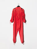 Vintage《O'BA DI DO'NC》Parachute-style Red Jump Suit