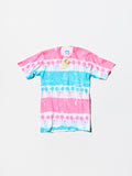 Vintage《DISNEY CHARACTER FASHIONS©》Psychedelic Mickey Border Pattern T-shirt
