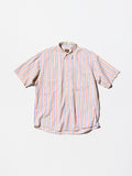 Vintage《Neiman Marcus》Striped Short Sleeve Shirt