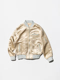 Vintage《Sichel》“SPECTRUM” Satin Bomber Jacket