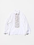 Vintage《THE COSTUME HOUSE》Detachable Ruffled Placket 03
