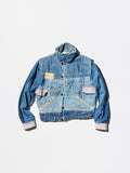 Archive《DESIGUAL》Costumed Denim Patchwork Jacket
