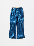 Vintage 1960-70s《H BAR C》Blue Glitter Vest&Flare Pants Set-up