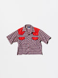 Vintage 1970s《DeeCee Ranger》Cut-off Hem Short Sleeve Western Shirt