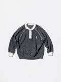 Vintage “Mickey Mouse” Half Button Sweat Shirt