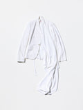 Archive《A.F.VANDEVORST》Asymmetric Draped Stole Panel White Jacket