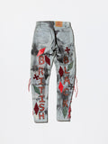 Vintage《Levi's》501 Base “GUNS&ROSES” Crazy Custom Denim Pants