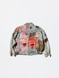 Vintage “TWO FACE” Painted Denim Jacket