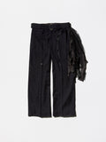 《Midorikawa》SEQUINS WOOL BELTED SLACKS