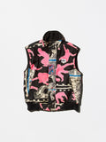 Vintage 1990s《QUIK SILVER》Abstract Patterned Vest