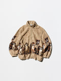Vintage《Blain》“Cats” Fleece Jacket 