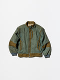 Vintage《HAZARD》Stand Collar Paneled Jacket