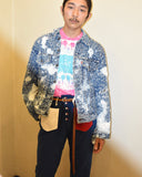 Vintage 1990s《Levi’s》“76506” All-Over Distressed Bleached Denim Jacket