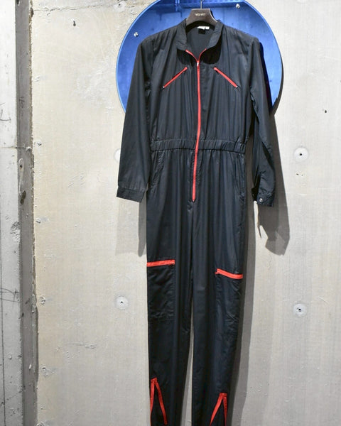 Vintage 1980s Military Type Casual Jump Suit