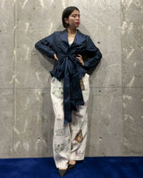 Archive《WALTER VOULAZ》Double Ribbon Shirt Jacket