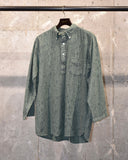Vintage 1950s《Selected Fabric Custom Styling》All-over "Sword" Print Pullover Shirt