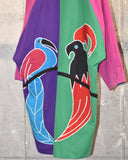 Vintage 1980s-1990s 《Victor Camarena》“Birds” Crazy Pattern Jacket