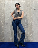 Vintage《LeRoy》1970s Glitter Knit Vest