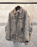 Vintage 1990s《carhartt》Distressed “Traditional Coat”