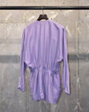 Vintage 1980s-1990s Dolman Sleeve Silk Cotton Draped Jacket