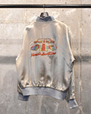 Vintage 1970s-1980s《Sichel》“SPECTRUM” Satin Bomber Jacket