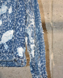 Vintage 1990s《Levi’s》“76506” All-Over Distressed Bleached Denim Jacket