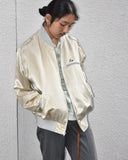 Vintage 1970s-1980s《Sichel》“SPECTRUM” Satin Bomber Jacket