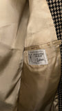 Vintage《ATHLETIC BUILD》Houndstooth Patterned Tailored Jacket