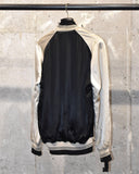Vintage 1950s《EMPIRE》Black×White Satin Award Jacket