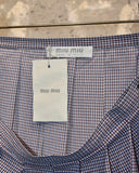 Archive《miu miu》Plaid Nylon Skirt