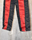 Vintage 1980s《SHUTTLE SERIES》Black×Red Zip Nylon Pants