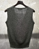 Vintage《LeRoy》1970s Glitter Knit Vest