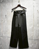 Vintage 1950s Belt Fringe Pants