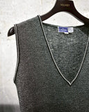 Vintage《LeRoy》1970s Glitter Knit Vest