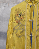Vintage 1950s “Golden Dragon Embroidered” China Shirt&Pants Set-up