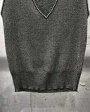 Vintage《LeRoy》1970s Glitter Knit Vest